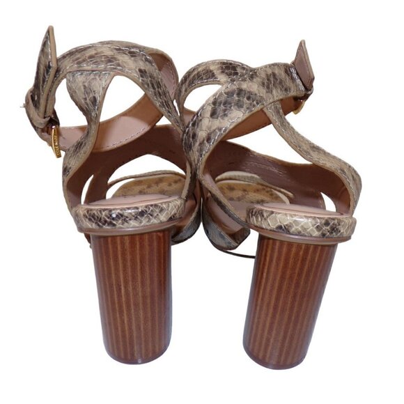 Cole Haan Reina City Sandal 85 mm Snake Print Leather size 9 B New - Picture 7 of 8